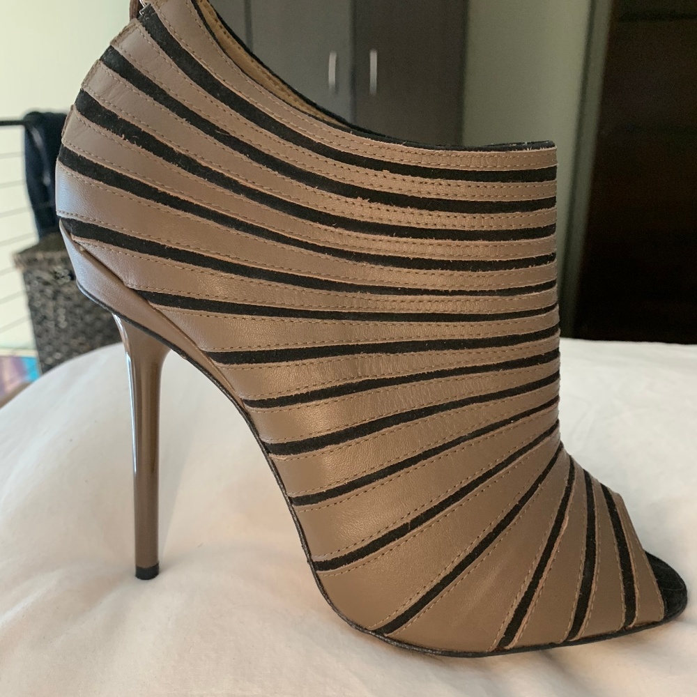 L.A.M.B. Never Worn Leather Heeled Booties